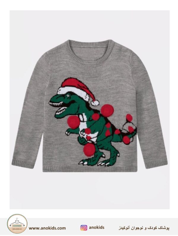 بلوز بافت کریسمسی بچگانه خارجی-آنوکیدز